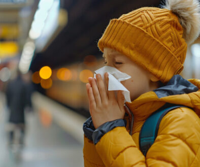 sick-kid-blowing-their-snot-into-tissue