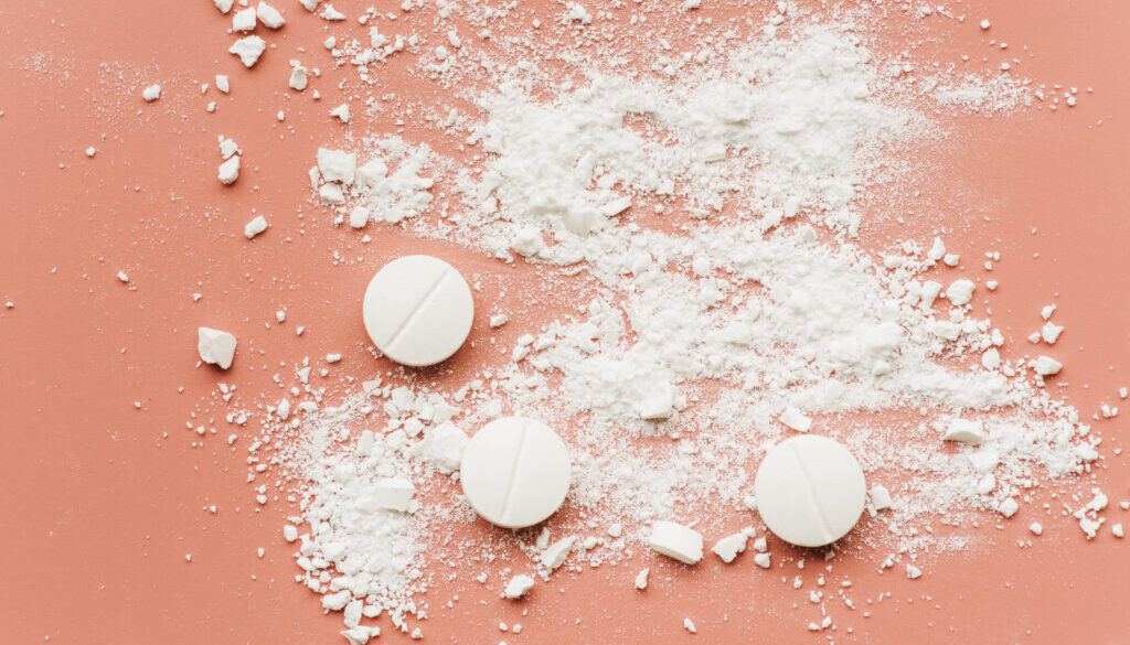 top-view-crushed-pills