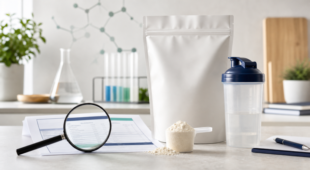 Proteínový marketing a kontrola kvality proteínových produktov